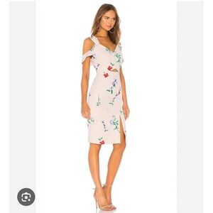 Revolve Elliatt Women Archibald Mini Dress M Pink Floral Garden Feminine Brunch